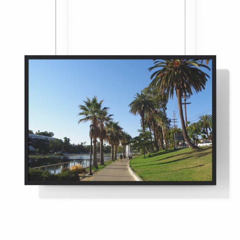 Echo Park Premium Framed Horizontal Poster - 36" x 24" Black