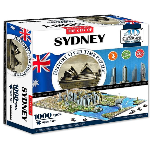 4D Sydney, Australia Cityscape Time Puzzle 