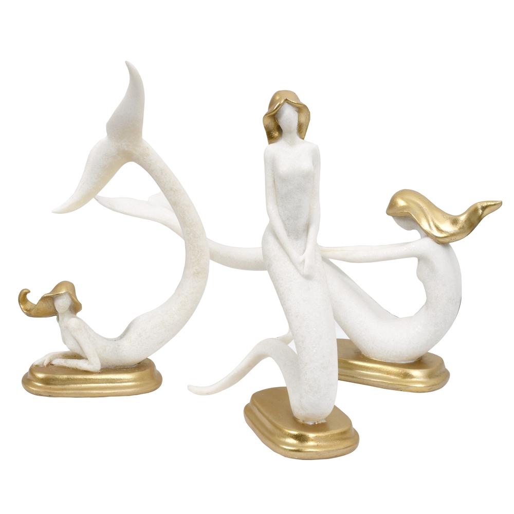 Sirens of the Sea Mermaid Statues Set of 3