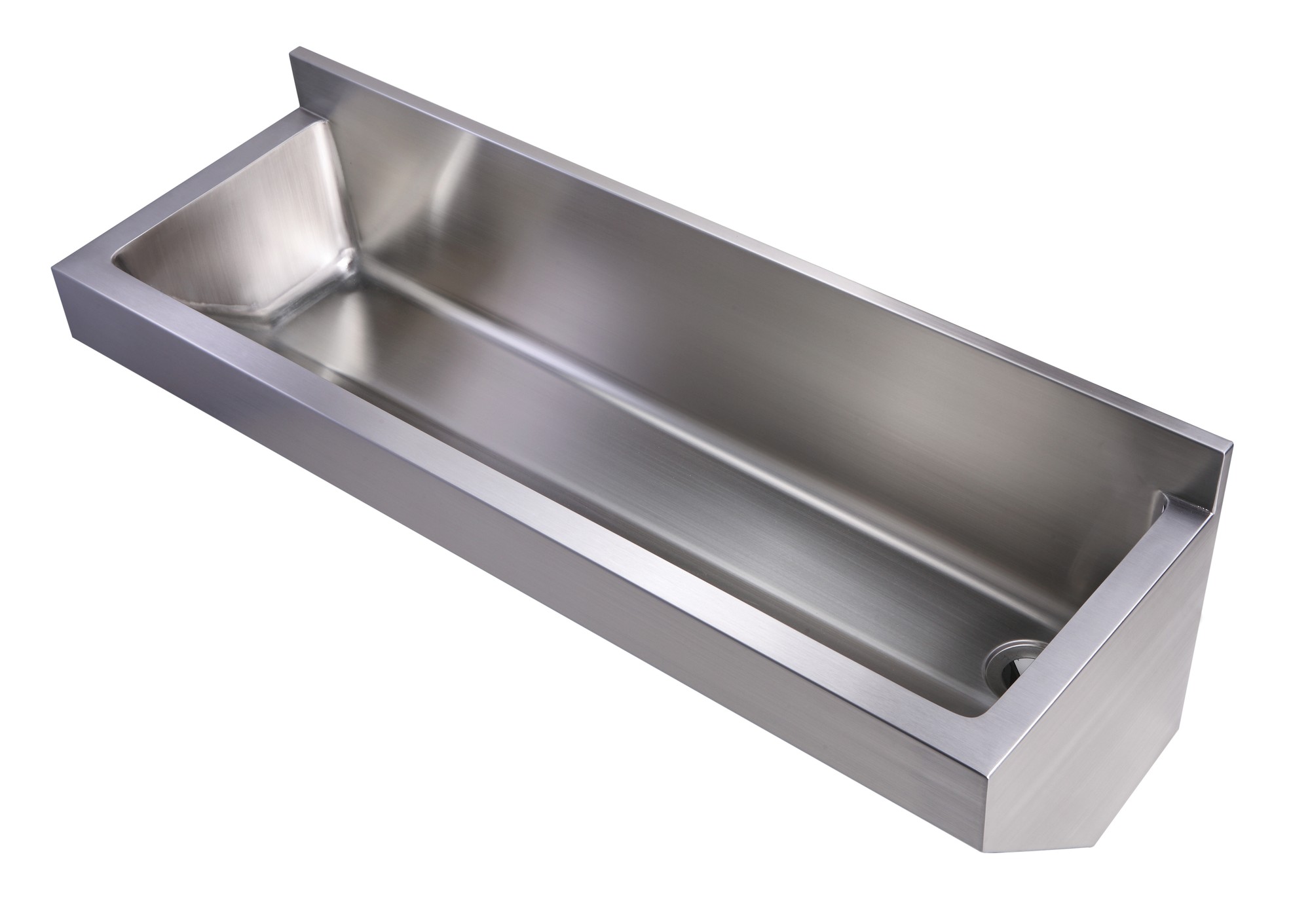 Noah's Collection Brushed Stainless Steel Commercial Single Bowl Wall Mount Utility Sink