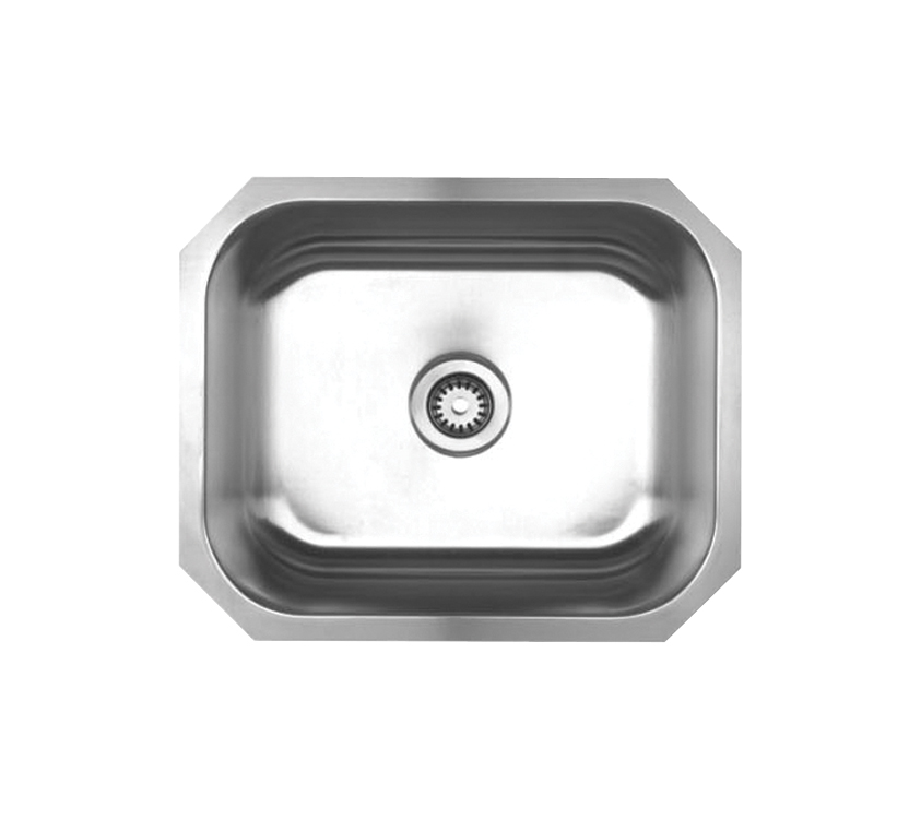 Noah's Collection Brushed Stainless Steel Single Bowl Undermount Sink