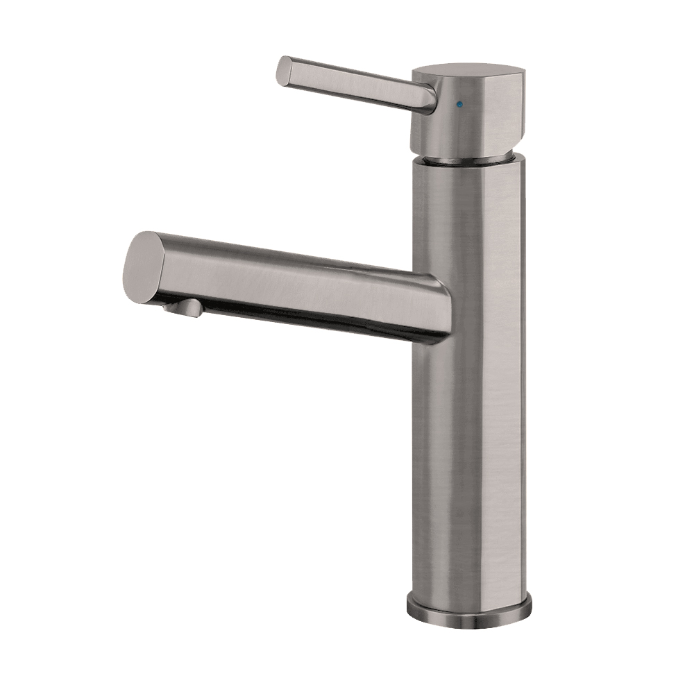 Waterhaus Lead-Free Solid Stainless Steel Single lever Elevated Lavatory Faucet