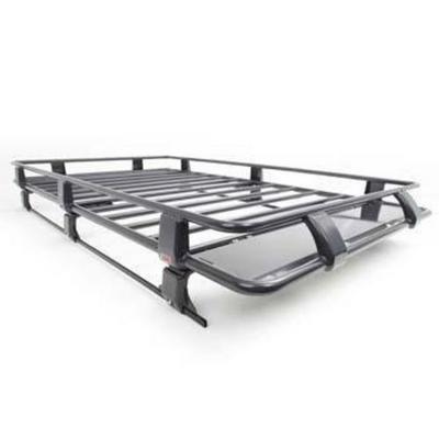 84-01 JEEP CHEROKEE STELL W/ MESH FLOOR ROOF RACK BASKET 43 X 49 IN