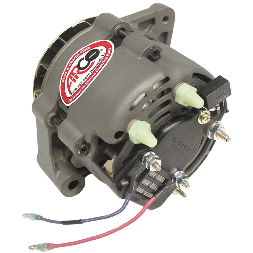 ARCO Marine Premium Replacement Alternator w/Multi-Groove Pulley - 12V 55A