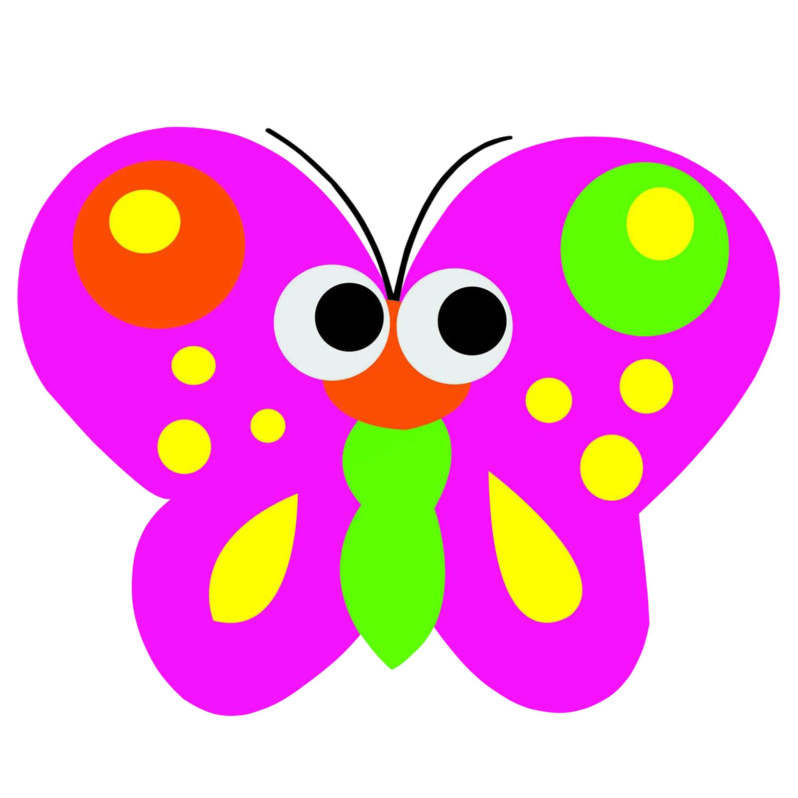 Magnetic Whiteboard Eraser, Butterfly