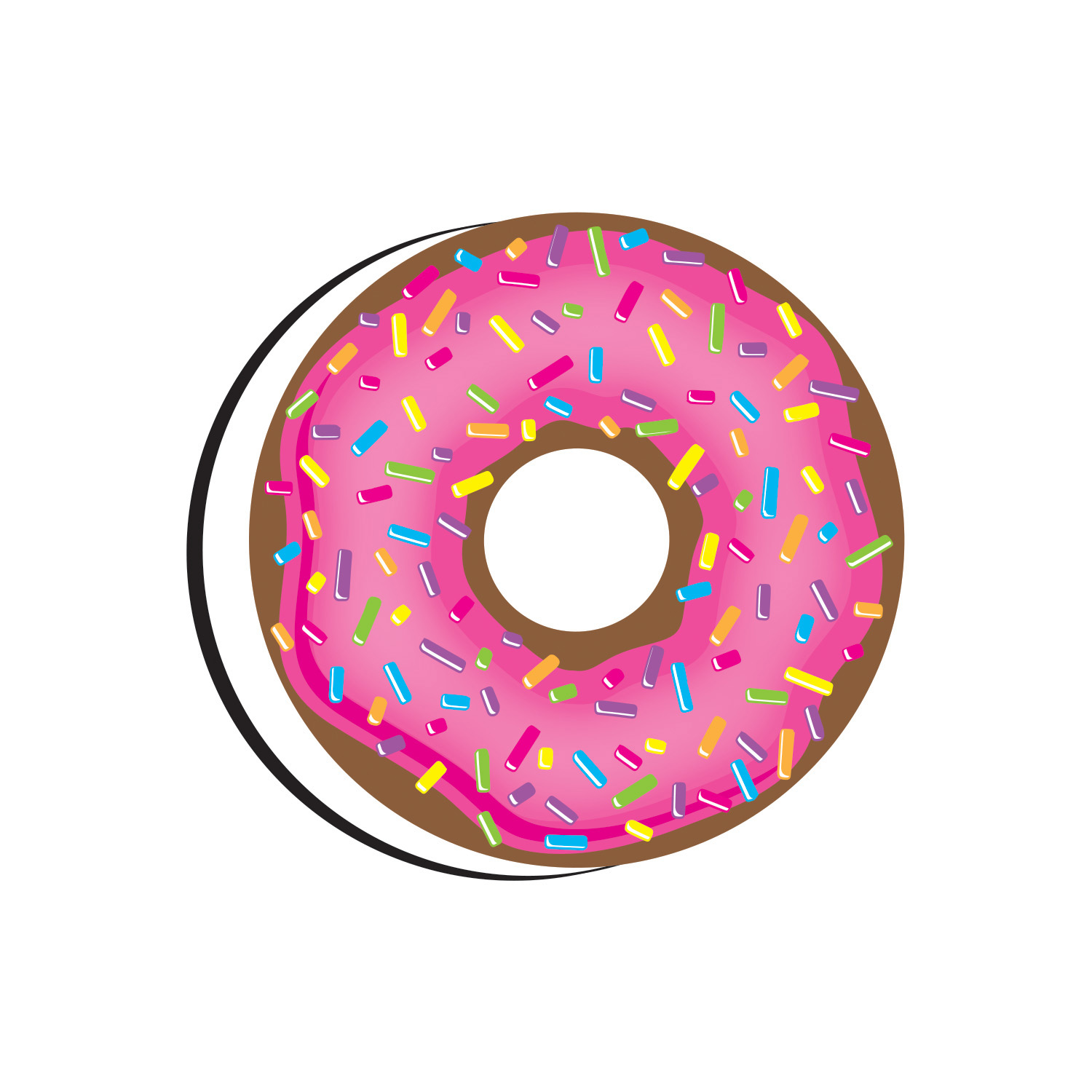 Magnetic Whiteboard Eraser, DonutFetti