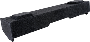 Atrend A142-10CP BBox Series Subwoofer Box for GM Vehicles (10" Dual Downfire, GM Ext Cab)