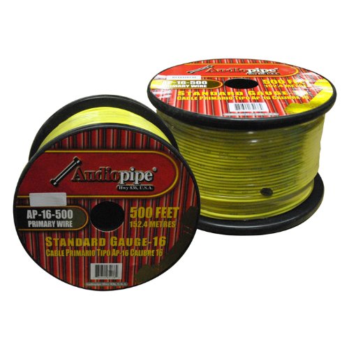 Audiopipe 16 Gauge 500Ft Primary Wire Green