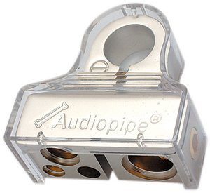 Battery Terminal Audiopipe Negative - Platinum Finish