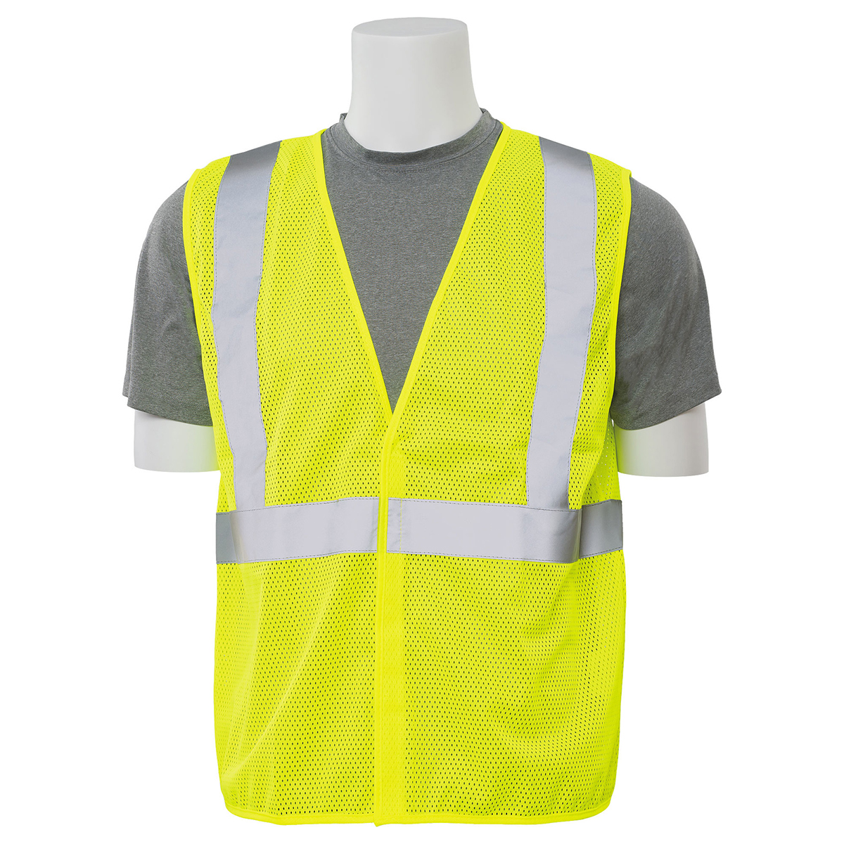 Mesh Safety Vest Hi Viz Lime XL