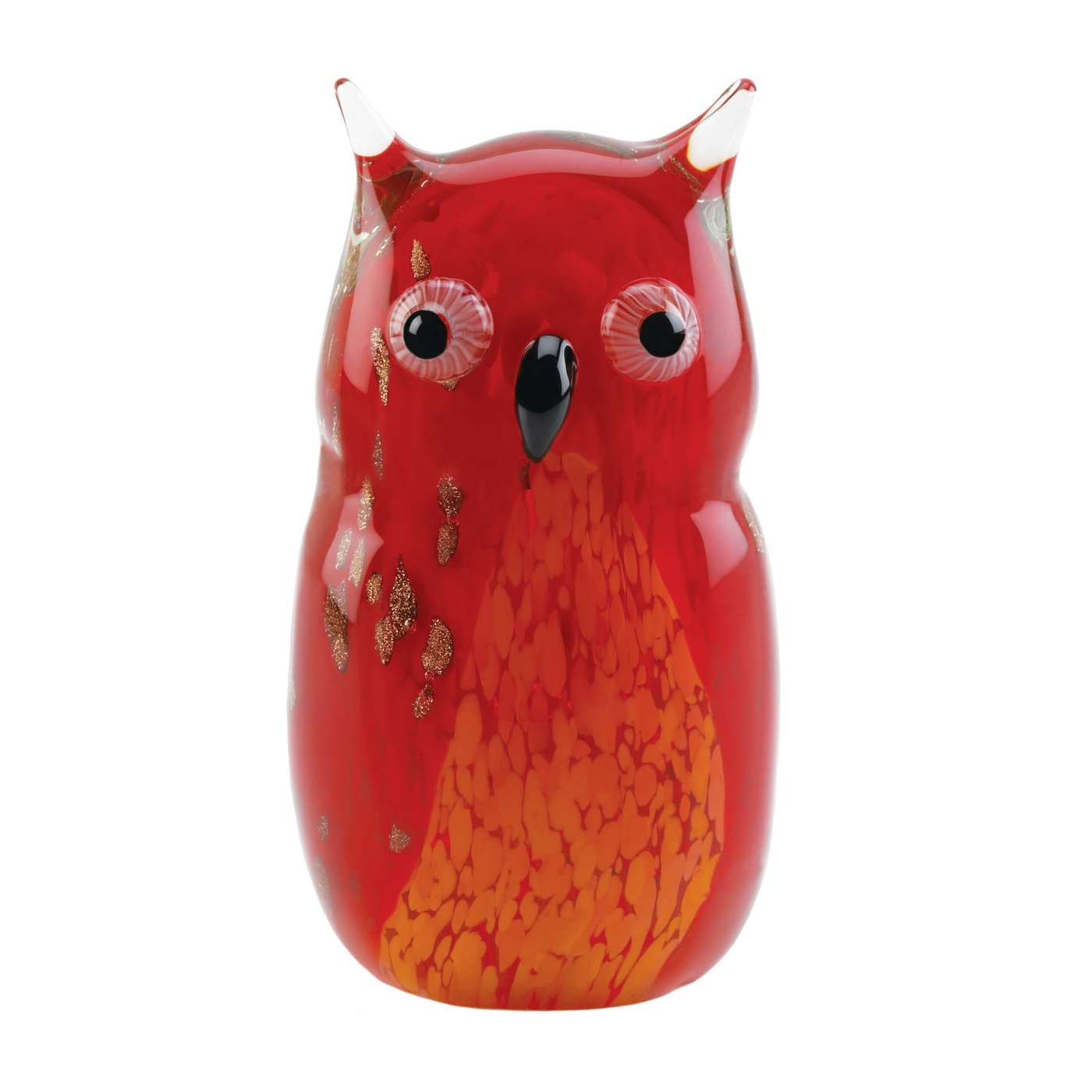 Red Owl Art Glass