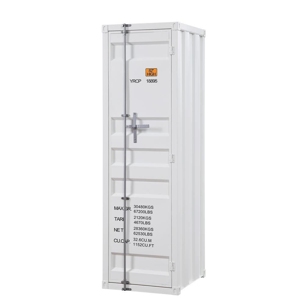 Cargo Wardrobe (Single Door), White