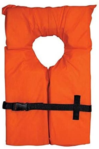 Airhead Type Ii Keyhole Life Vest,Orange,Adult