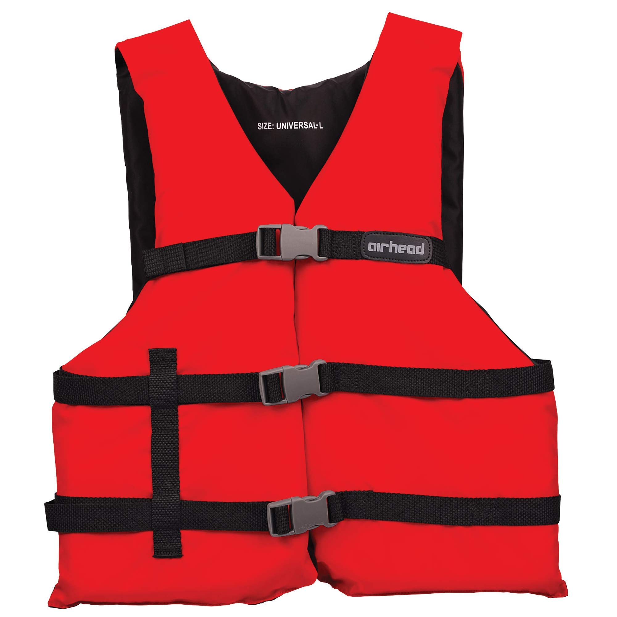 Airhead General Purpose Life Vest, Red, Adult