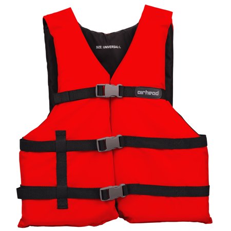 Airhead General Purpose Life Vest, Red, Super L