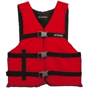 Airhead General Purpose Life Vest, Red, Adult, 4 Pk