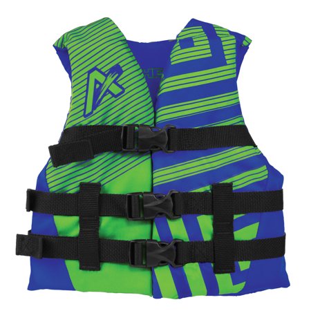 Airhead Trend Vest, Blue / Green, Youth, Boys