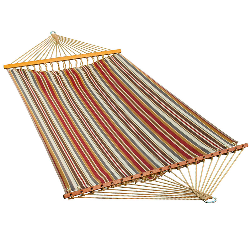 13 ft. Fabric Hammock - Roxen Stripe Nutmeg