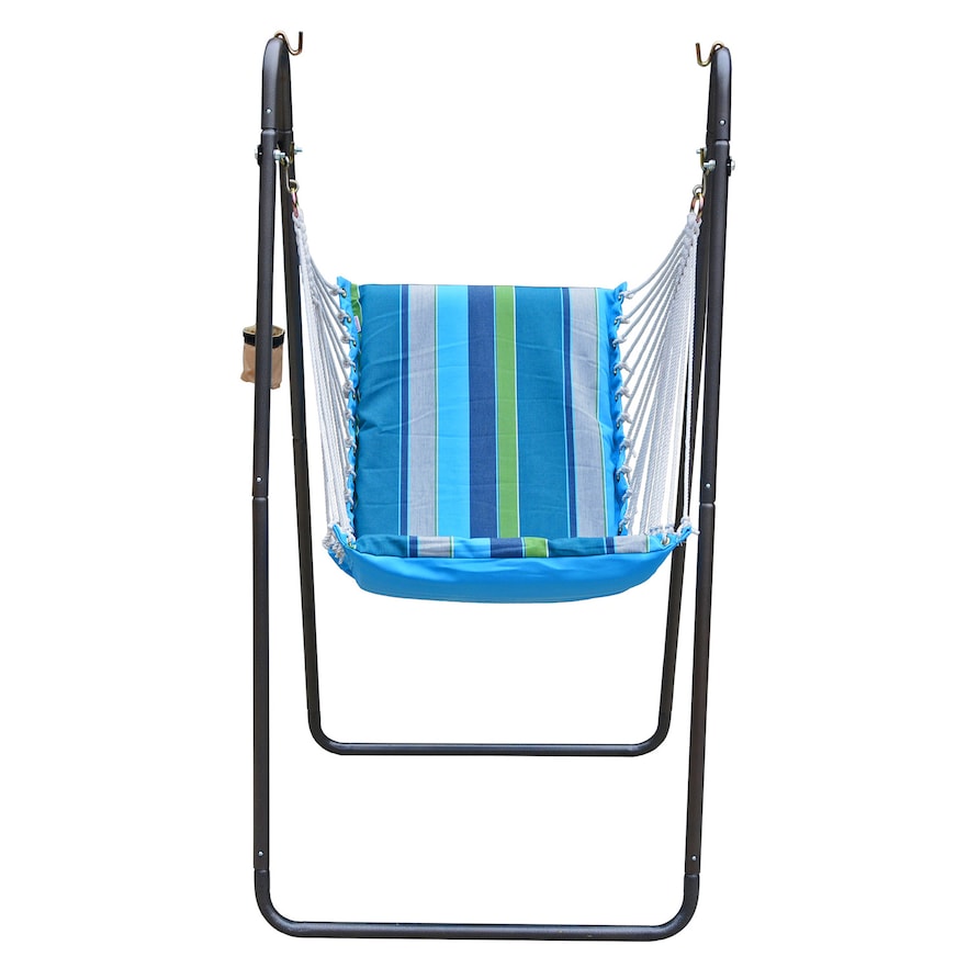 Sunbrella Hanging Chair with Stand Set - Calypso