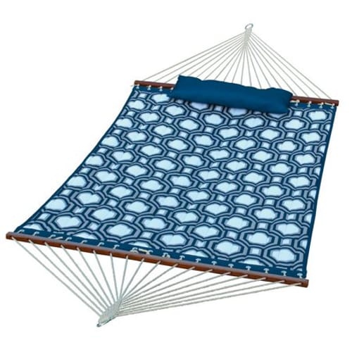 13' Quilted Hammock w/Matching Pillow - Gate Navy