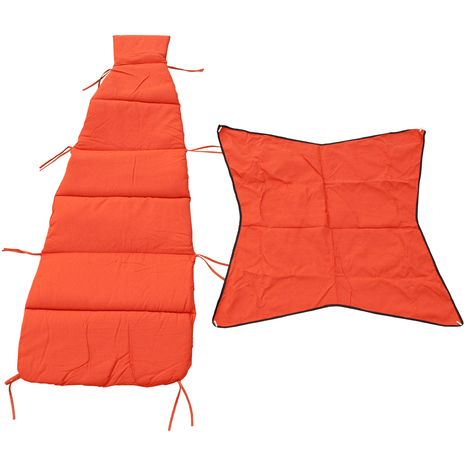 Cloud-9 Burnt Orange Pad/Pillow/Canopy Set