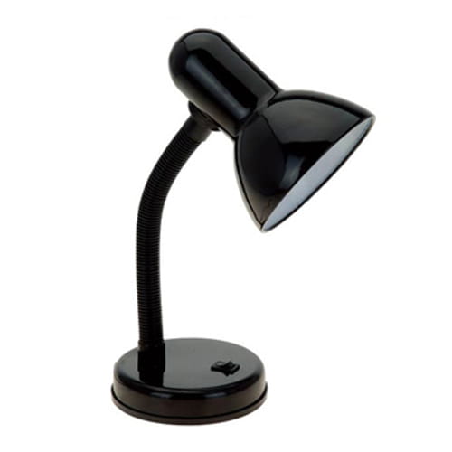 Simple Designs Black Basic Desk Lamp