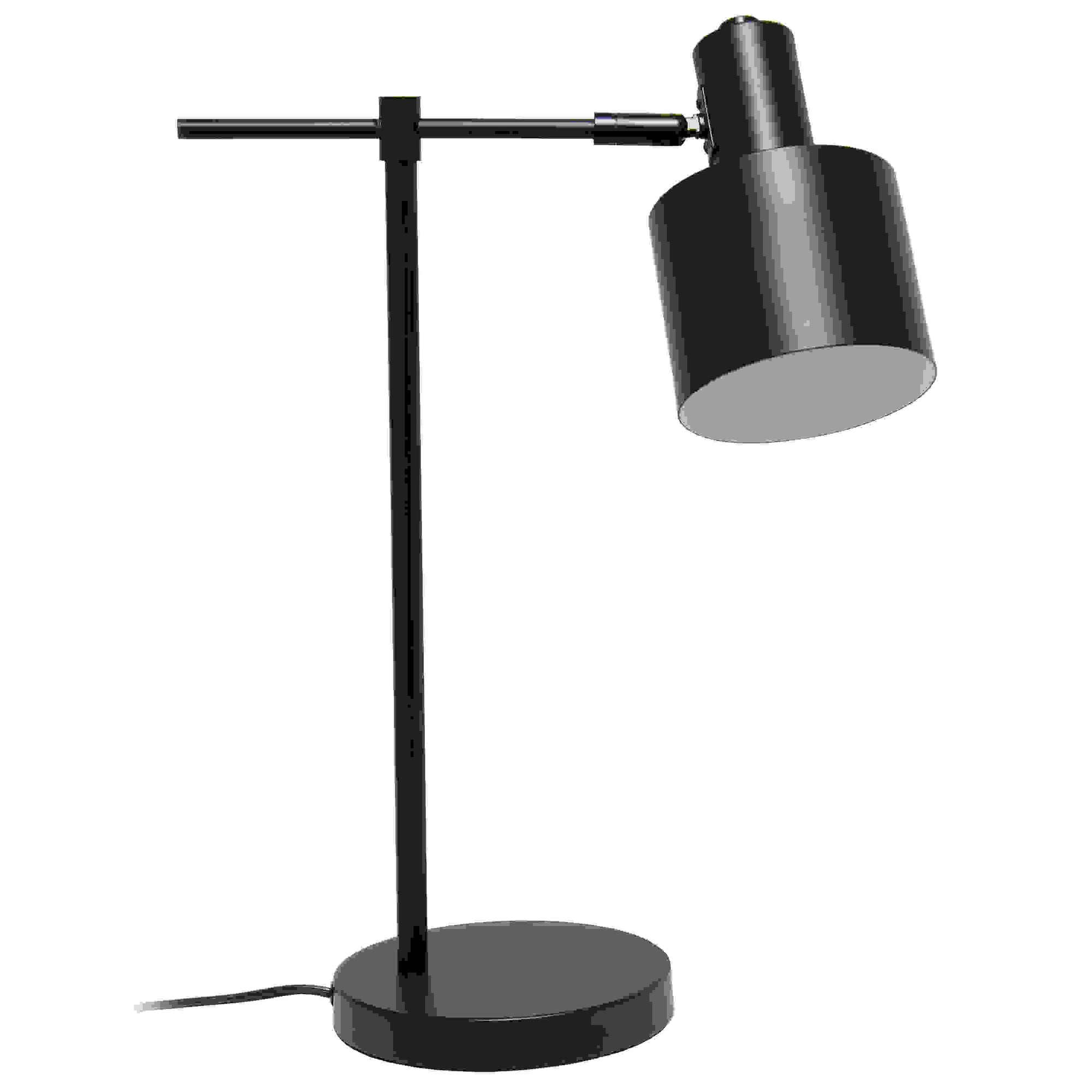 Lalia Home Mid Century Modern Metal Table Lamp, Black