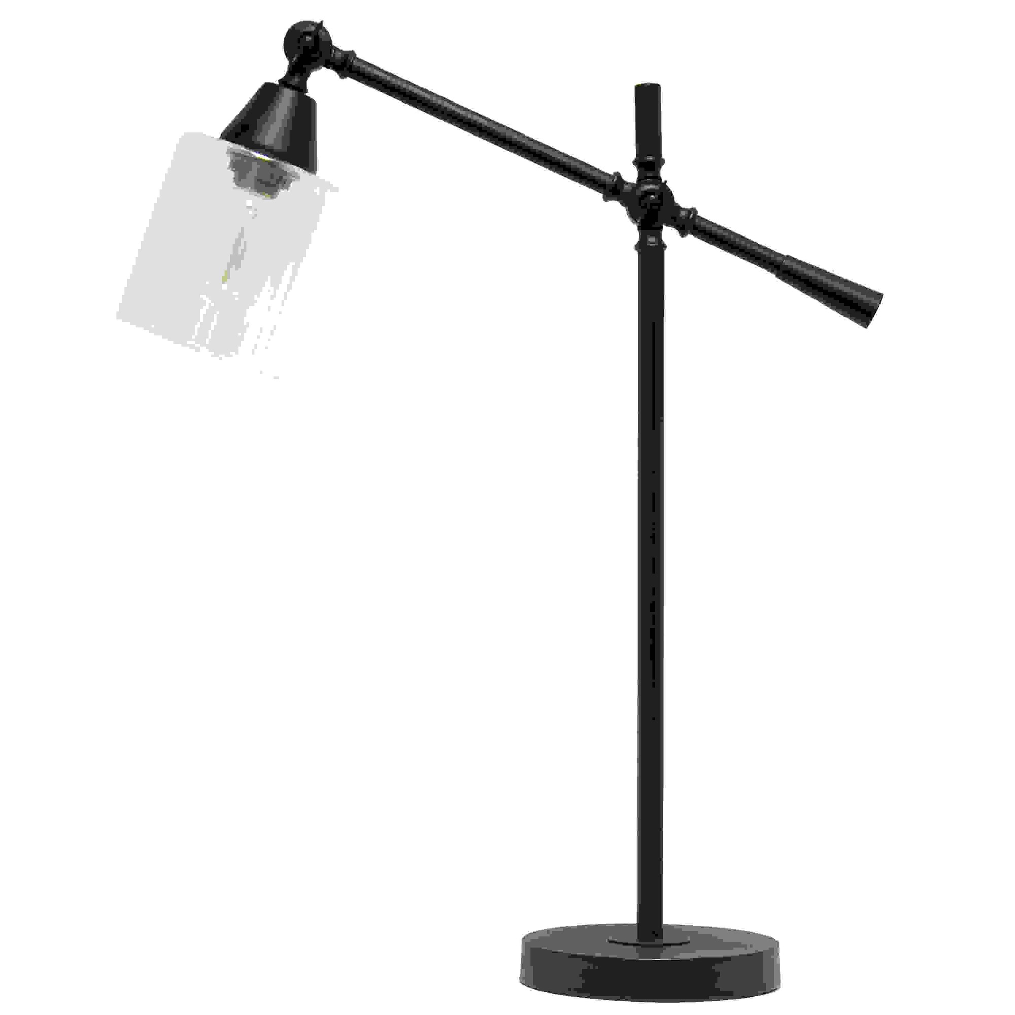 Lalia Home Vertically Adjustable Desk Lamp, Black