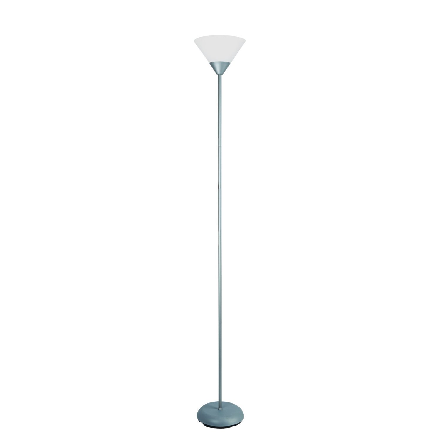 Simple Designs 1 Light Stick Torchiere Floor Lamp