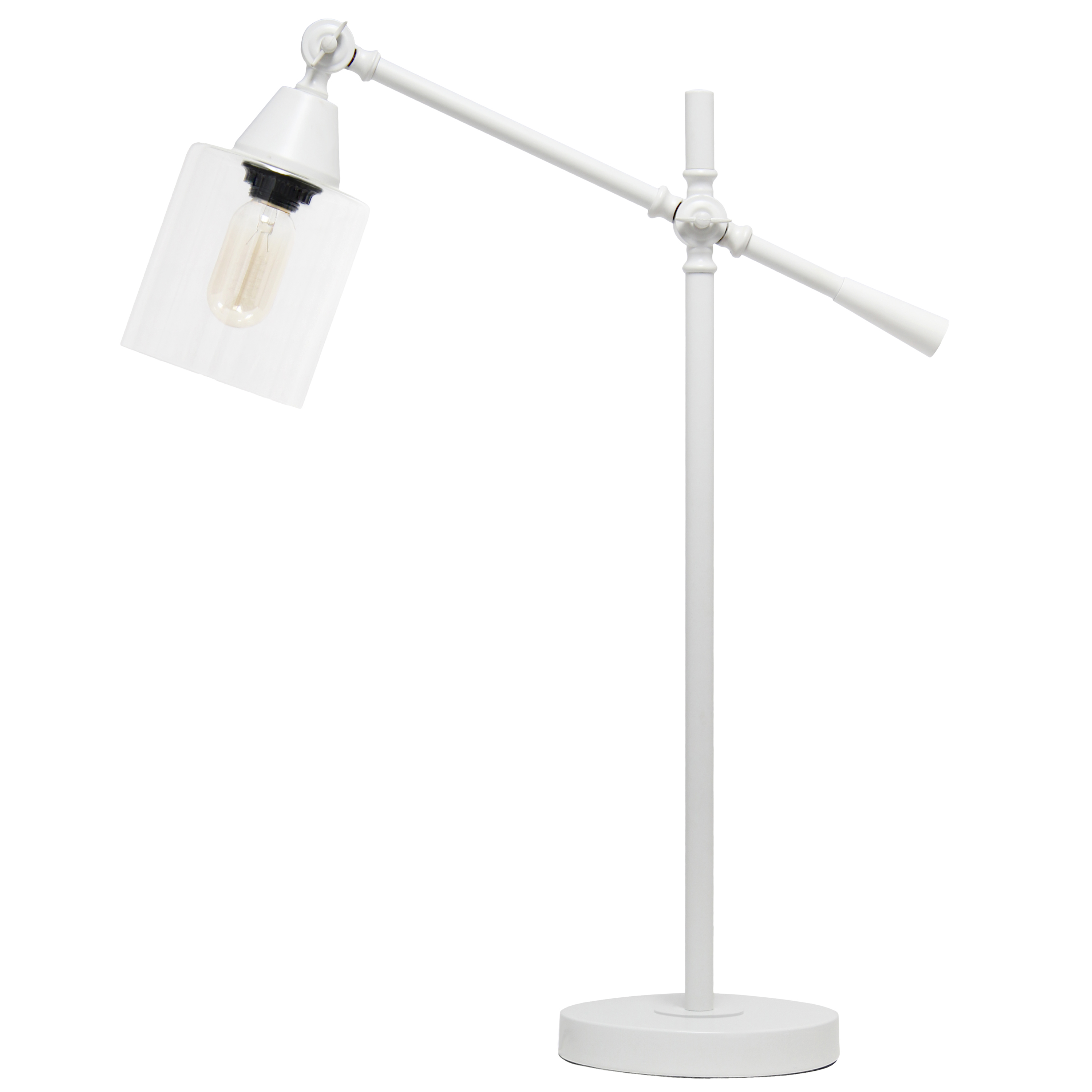 Lalia Home Vertically Adjustable Desk Lamp, White