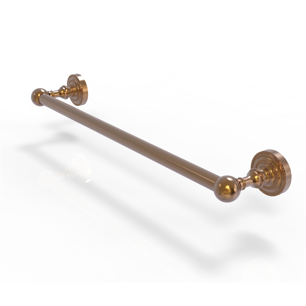 DT-41/24-BBR Dottingham Collection 24 Inch Towel Bar, Brushed Bronze