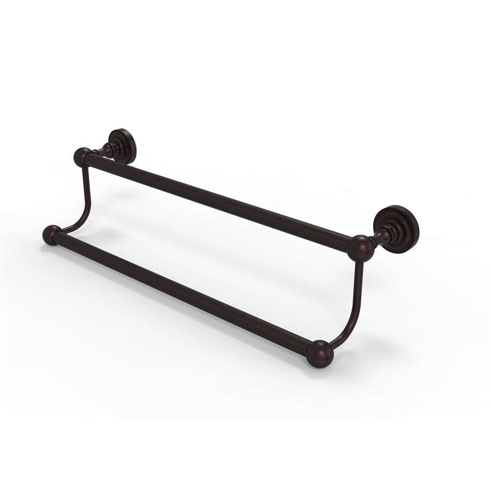 DT-72/24-ABZ Dottingham Collection 24 Inch Double Towel Bar, Antique Bronze