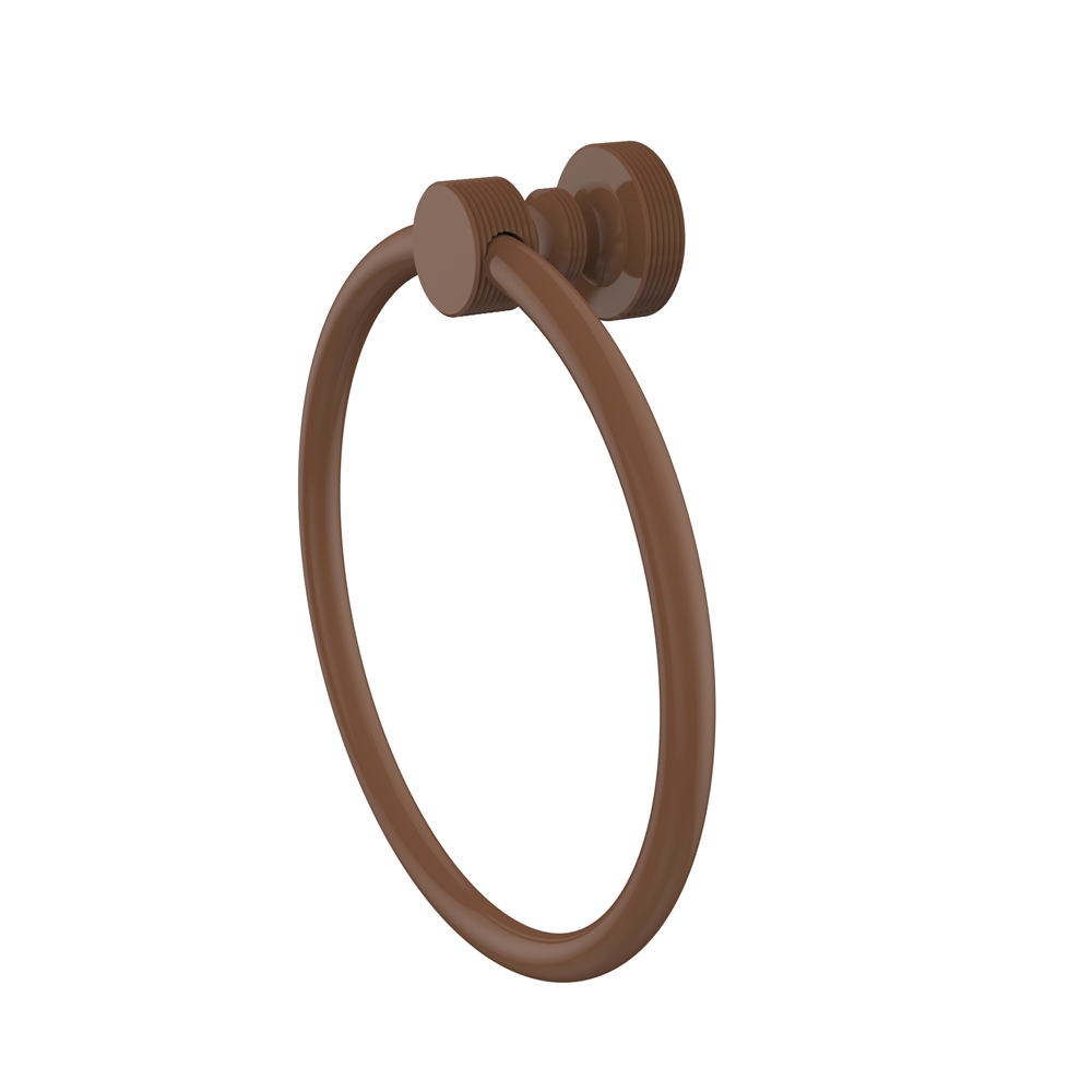 FT-16-ABZ Foxtrot Collection Towel Ring, Antique Bronze