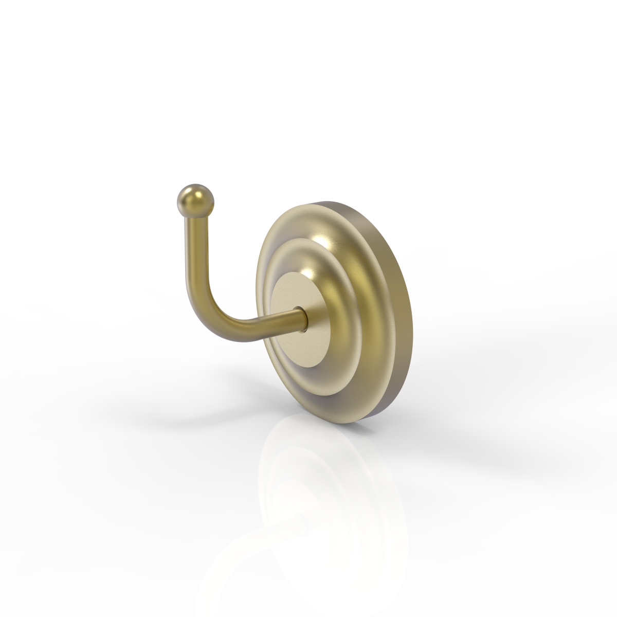 QN-H1-SBR Que New Collection Robe Hook, Satin Brass