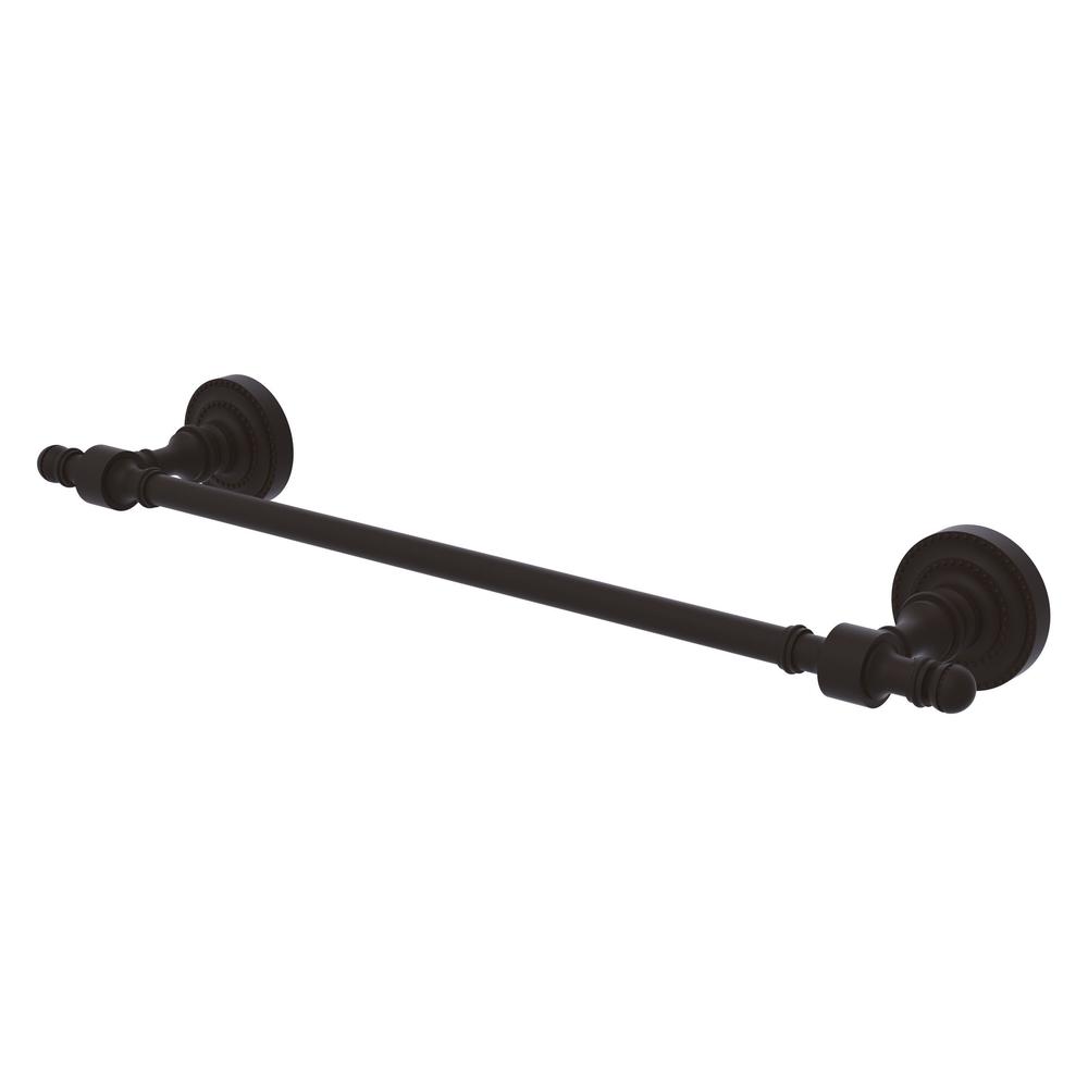 RD-31/18-ORB Retro Dot Collection 18 Inch Towel Bar, Oil Rubbed Bronze