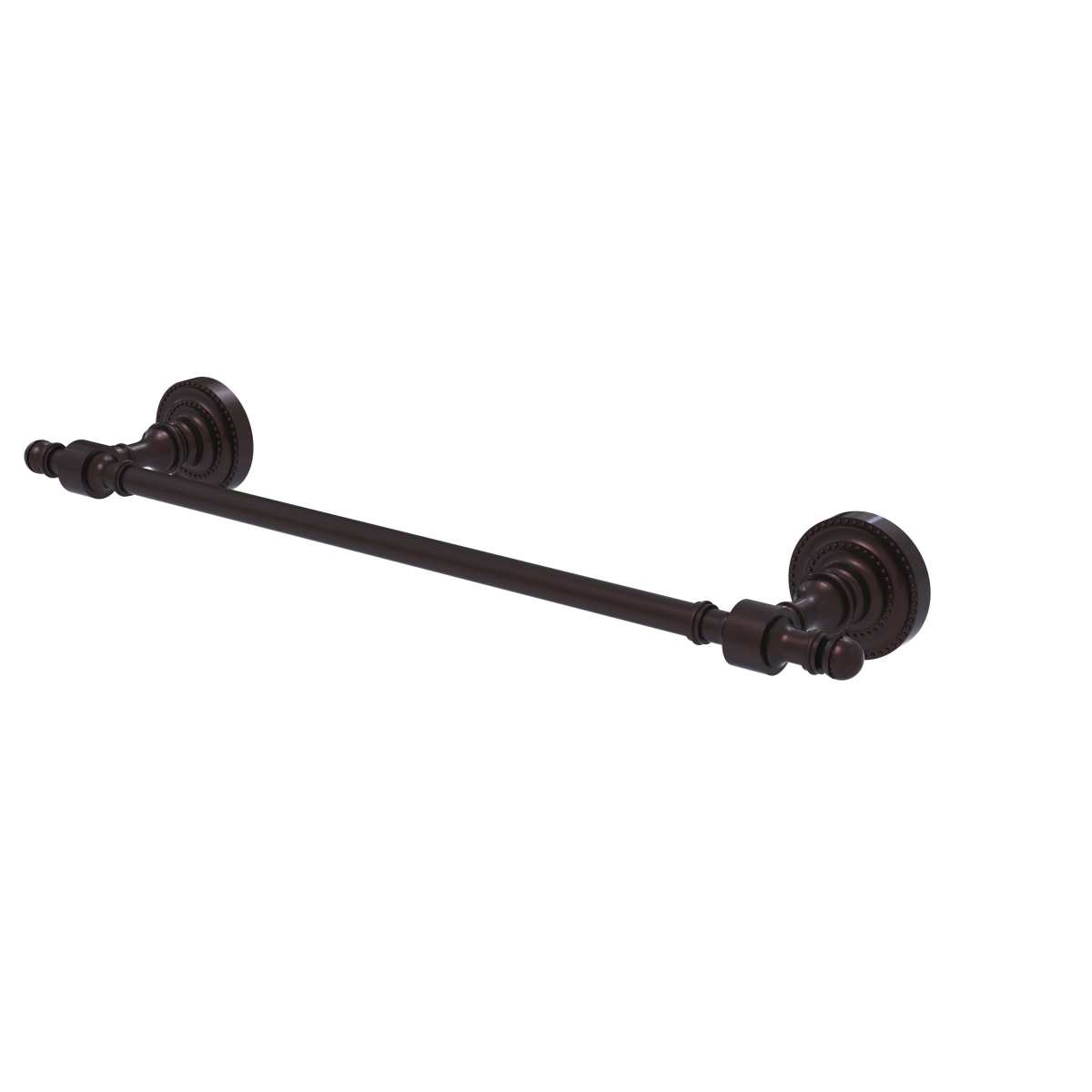 RD-31/18-ABZ Retro Dot Collection 18 Inch Towel Bar, Antique Bronze