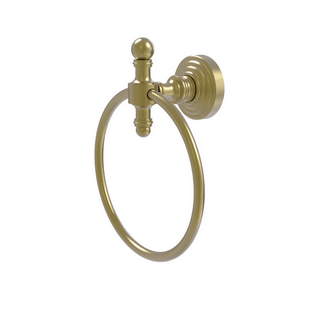 RW-16-SBR Retro Wave Collection Towel Ring, Satin Brass