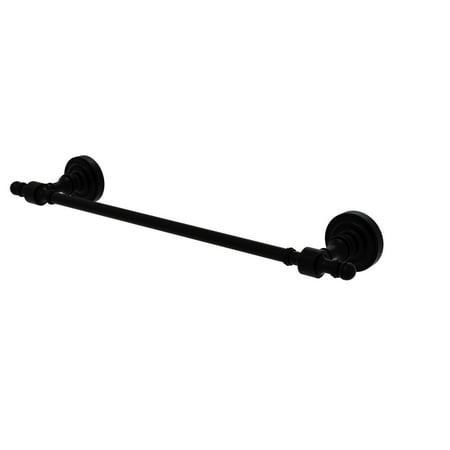 RD-31/24-BKM Retro Dot Collection 24 Inch Towel Bar, Matte Black