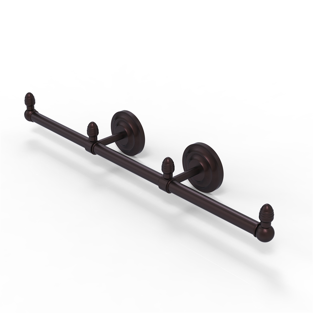 BPQN-HTB-3-ABZ Que New Collection 3 Arm Guest Towel Holder, Antique Bronze