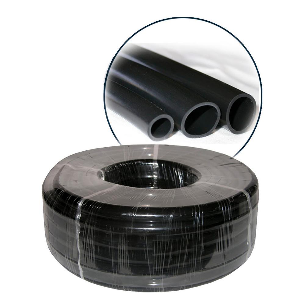 1" I.D. x 1-1/4" O.D.x 1/8" Wall PVC Black Tubing x 100' Coi