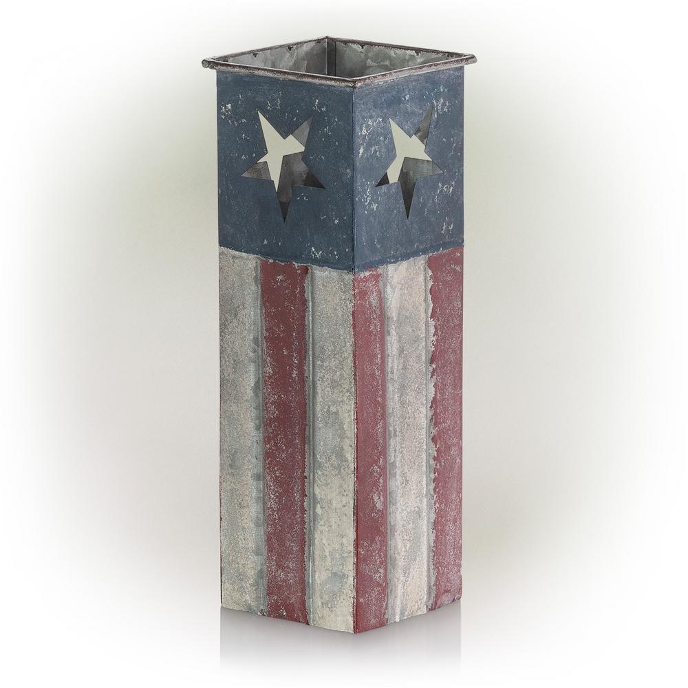 Small Patriotic Flower Planter