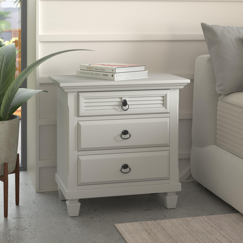 Winchester 3 Drawer Nightstand