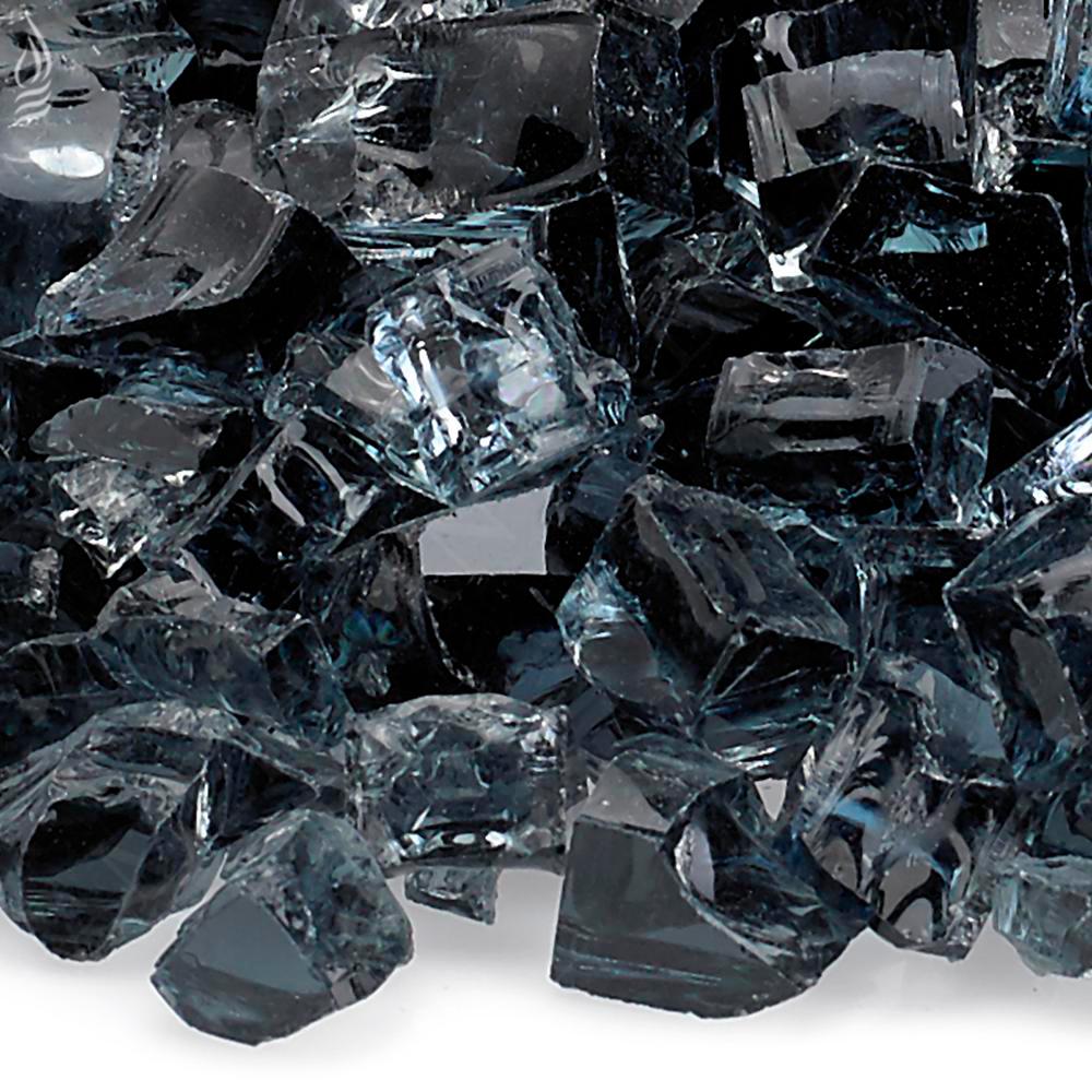 1/2" Gray Fire Glass, 10 lb. Bag