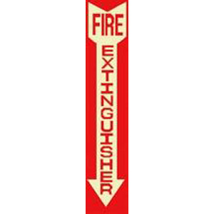 Fire Extinguisher Sign, Self-adhesive