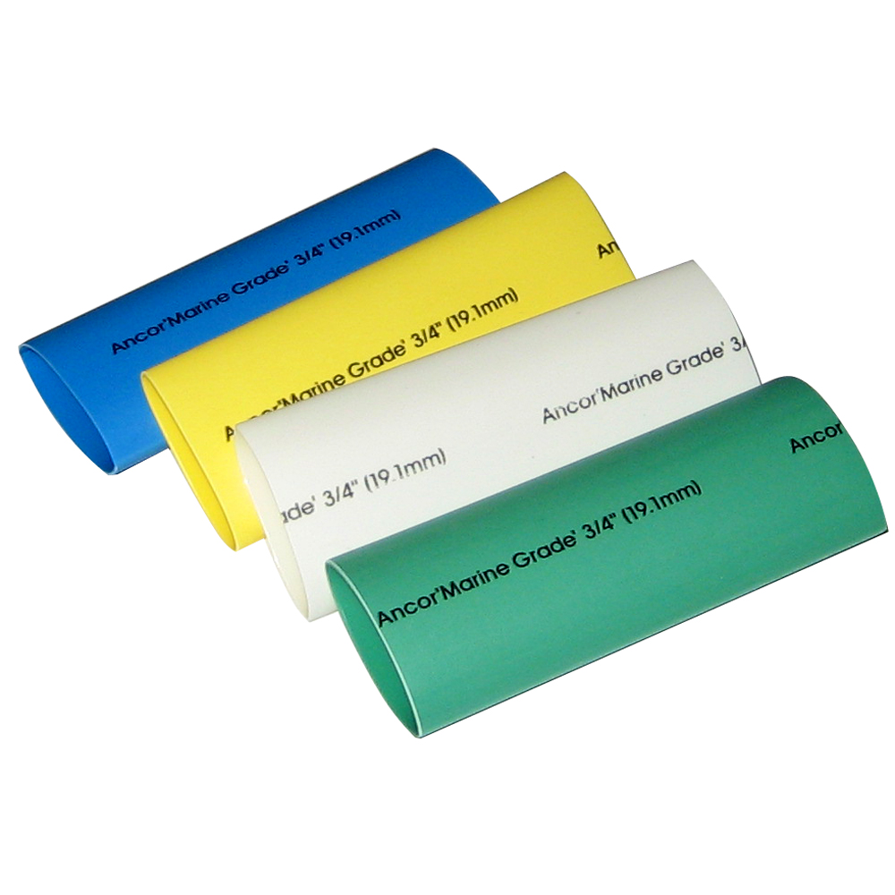 Ancor Adhesive Lined Heat Shrink Tubing - 4-Pack, 3", <18 AWG, Assorted Colors