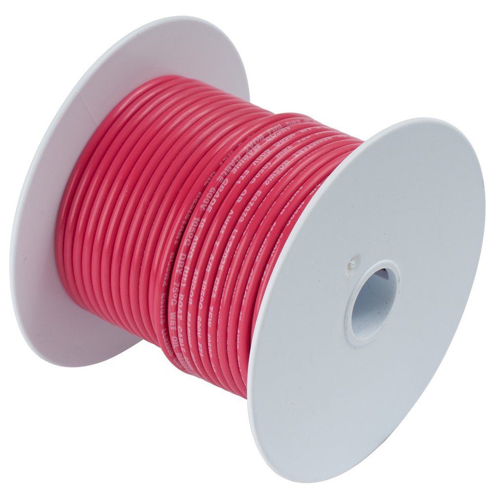 Ancor Red 12 AWG Tinned Copper Wire - 250'