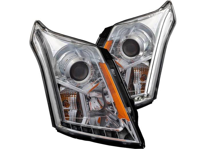 10-15 SRX HEADLIGHT PROJECTOR W/PLANK STYLE DESIGN CHROME CLEAR DRIVE/PASS