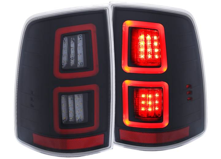 13-17 RAM 1500 LED TAILLIGHTS BLACK DRIVER/PASSENGER