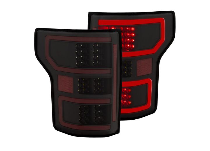 18-C F150 LED TAILLIGHTS BLACK