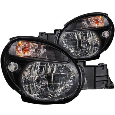 02-03 IMPREZA HEADLIGHTS CRYSTAL BLACK DRIVER/PASSENGER